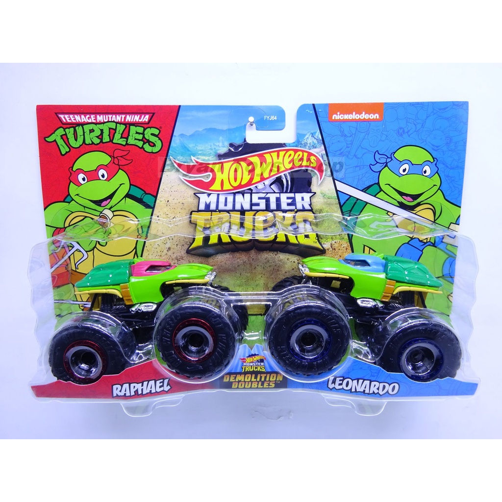 Hot Wheels Monster Trucks Raphael vs Leonardo