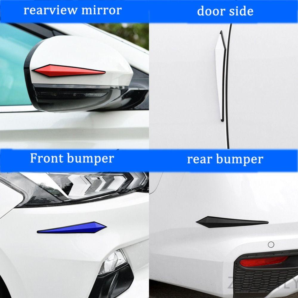 LANFY Strip Pelindung Bumper Mobil Pelindung Sudut Depan Belakang Corner Anti-Tabrakan Aksesoris Mobil PVC Strip Anti Gores Pelindung Gores