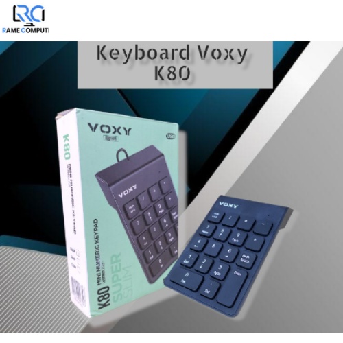 VOXY K80 Keyboard Numerik / Keypad Numeric / Numpad Keyboard Angka Kabel USB