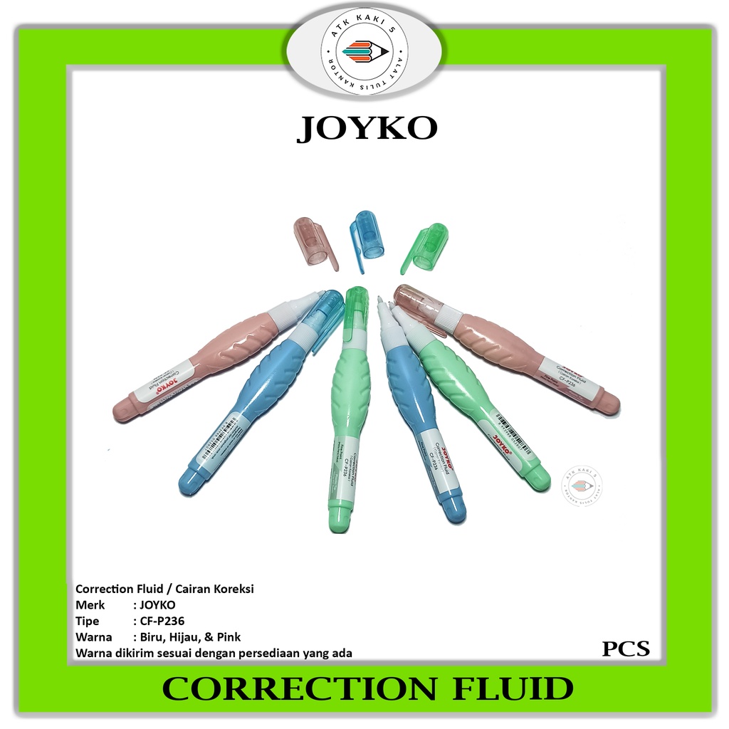 

JOYKO - Correction Fluid - Cairan Koreksi CF P236 - Pcs