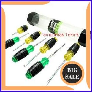 onderdil Obeng Tekiro Set 7 pcs Gagang Karet 1F3BZ3