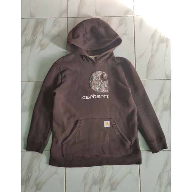 Hoodie Carhartt camo big C