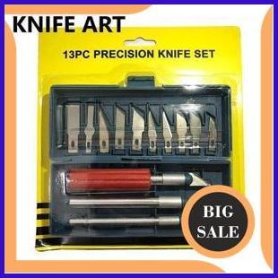 

accessories 13pcs cutter set hobby knife art set murah dengan wadah serbaguna 1F3B23