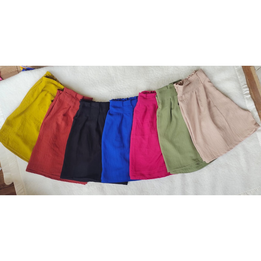 celana pendek rufflle hotpants airflow 40-60kg