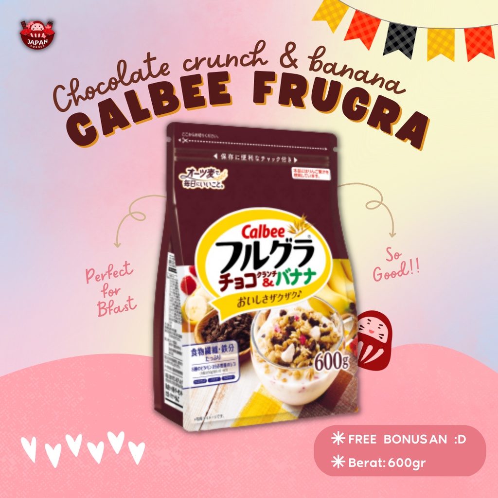 Calbee  Chocolate Crunch &amp; Banana 600gr