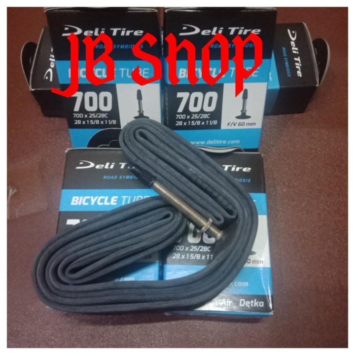 Ban Ban Dalam Sepeda 700 X 25 28 700X28 Fixie Balap Deli Tire 700X25