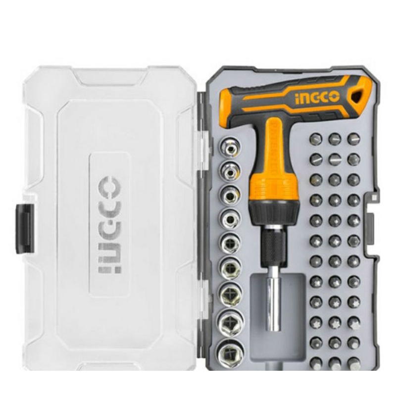Ingco Obeng Kunci Pas T set @47 Bits HKSDB0478