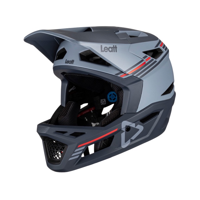 Terlaris Helmet Leatt Mtb 4.0 Titanium / Helm Fullface Mtb Gravity Dh