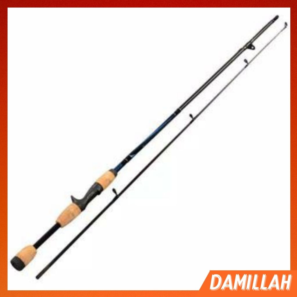 Joran Pancing Gun Handle Carbon Fiber 2 Segments 1.8M Power Casting/Spinning Fishing Kabinwang Damil