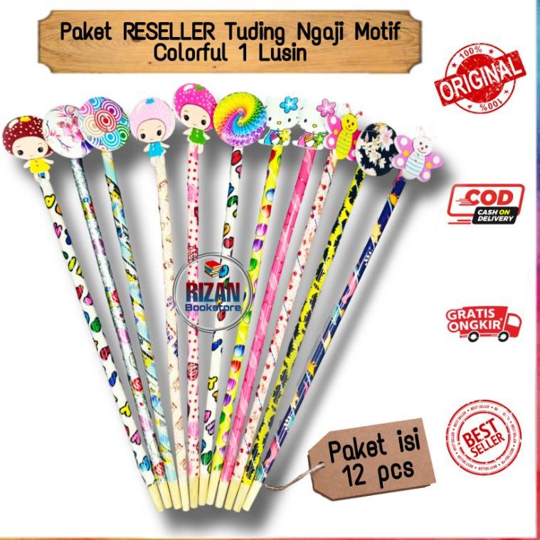 

C99 Paket RESELLER Tuding Ngaji Motif Colorful 1 Lusin SIAP KIRIM .,.,.