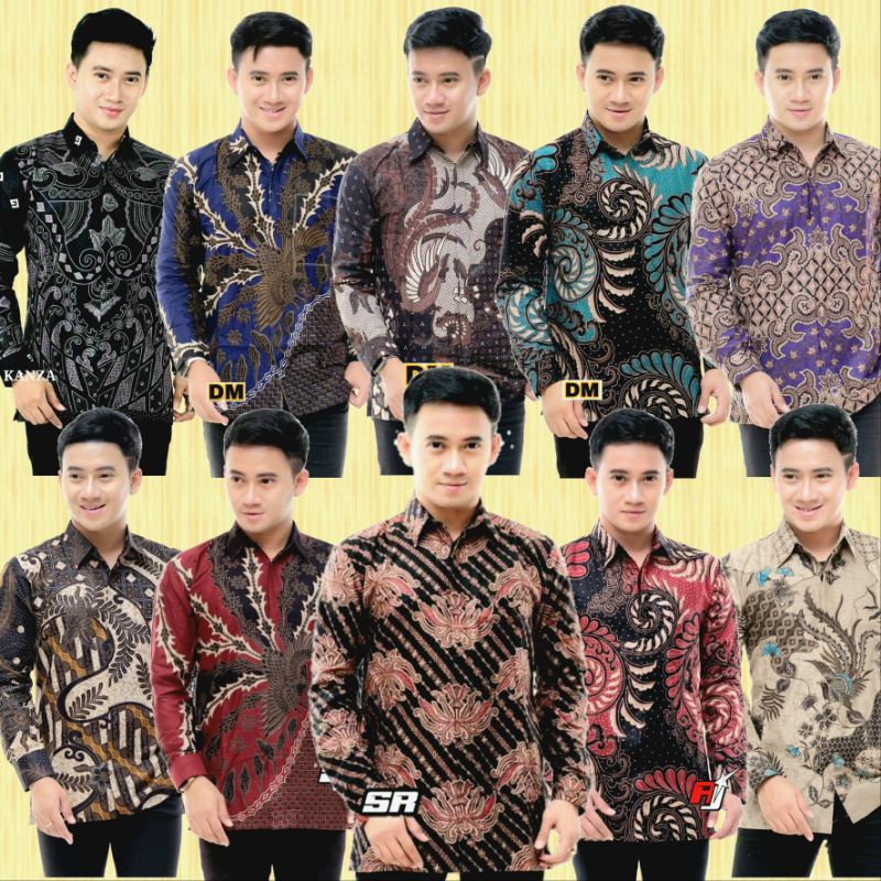 KEMEJA BATIK CATTON MINYAK PANJANG LENGAN PENDEK M L XL XXL XXXL TERBARU MURAH MERIAH BISA GOSEND/COD