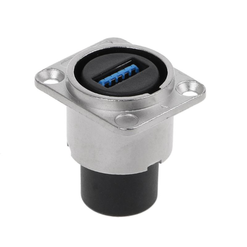 Btsg 5Gbps USB 3.0 Female to Female Coupler Socket Panel Mount Pass Through Adapter