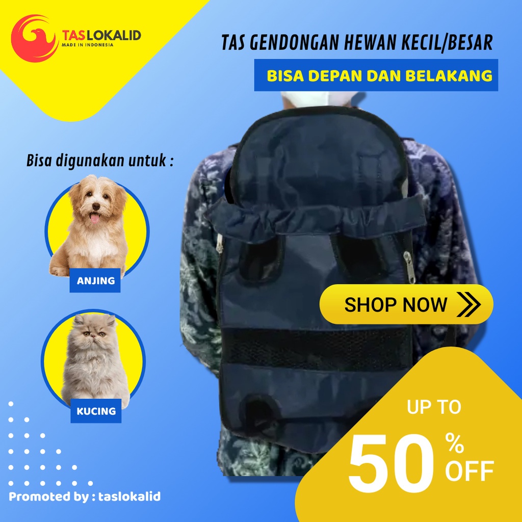 GENDONGAN KUCING ANJING DEPAN / TAS KUCING GENDONG / GENDONGAN DEPAN KUCING HEWAN MURAH