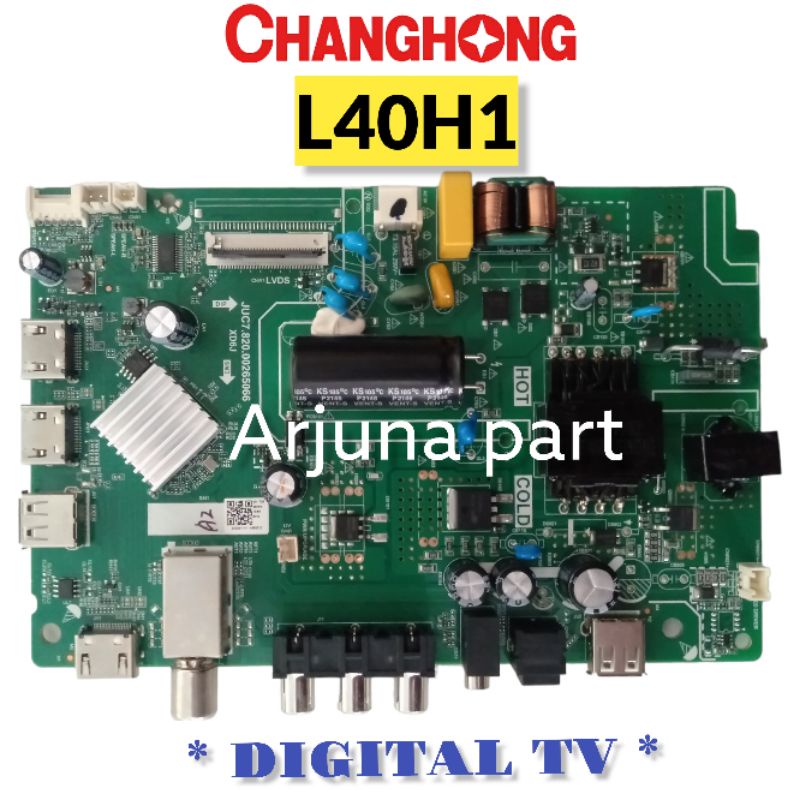 MAINBOARD TV CHANGHONG L40H1 / MB TV CHANGHONG L40H1 / MESIN TV CHANGHONG L40H1 / MODUL TV CHANGHONG