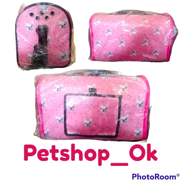 Tas selempang motif hewan / kelinci / anjing / kucing