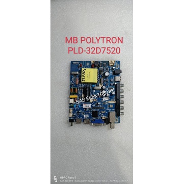 MB MOTHERBOARD MAINBOARD MESIN TV LED POLYTRON 32 INCH PLD32D7520E PLD32D7520 PLD-32D7520E PLD-32D75