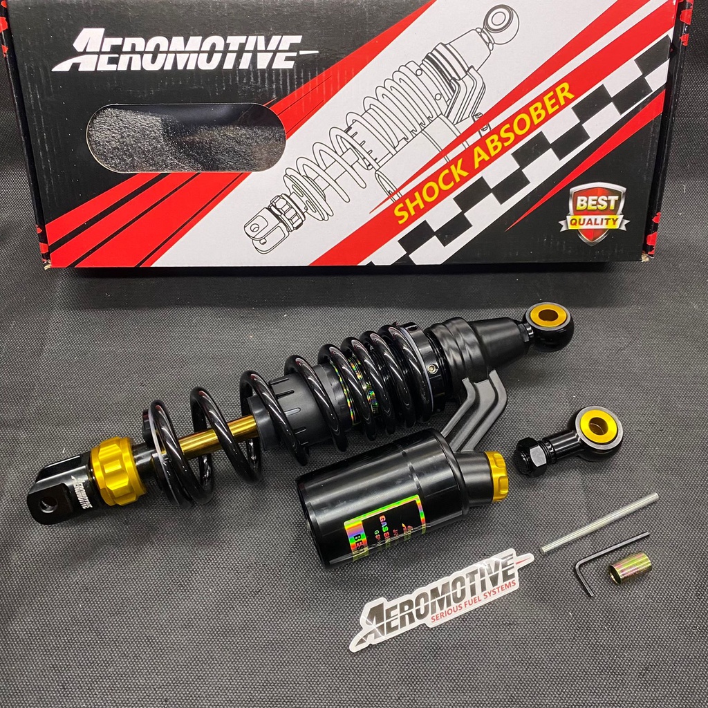 Shock Aeromotive AE-02 Pro Series Dumper Bawah Active As Gold Matic Singel Shock universal mio vario beat shoopy fino uk 310mm dan 330mm