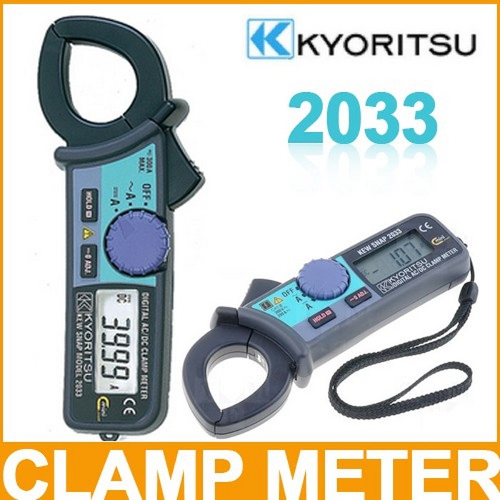 digital clamp meter kyoritsu kew Snap 2033 AC DC,Tang AmpereAmper