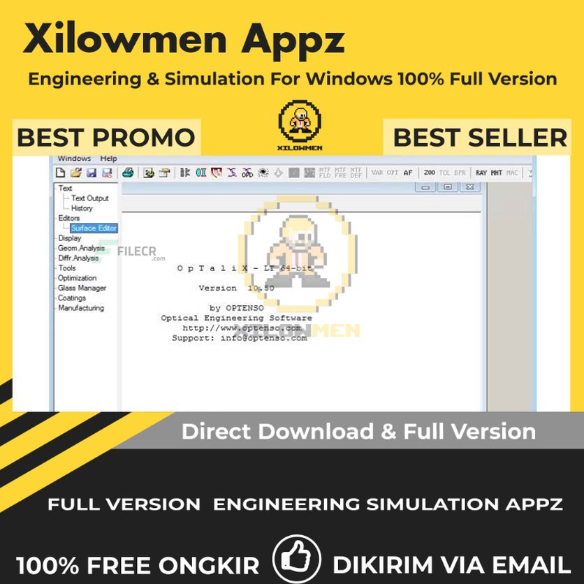 [Full Version] OpTaliX-LT Pro Engineering Software Lifetime Win OS