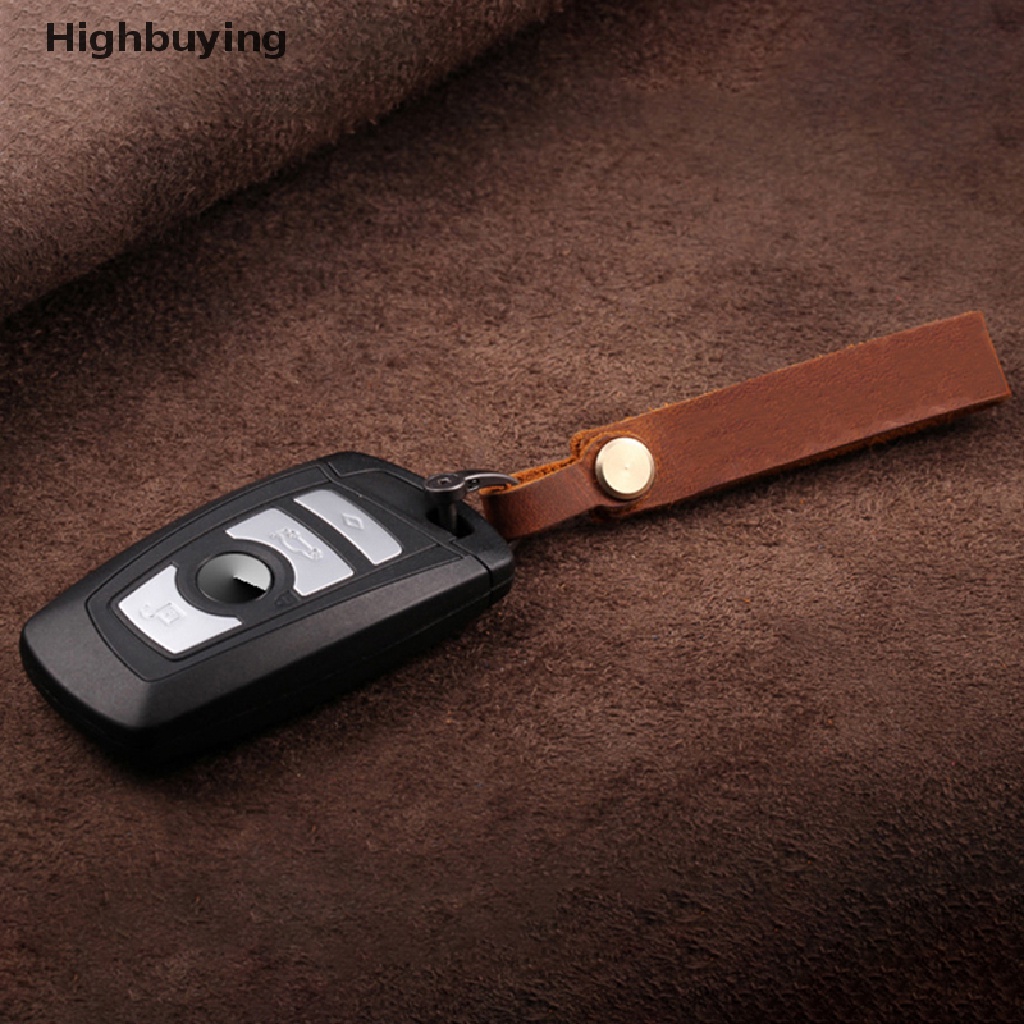 Hbid Fashion Gantungan Kunci Kulit Mobil Auto Key Strap Pinggang Dompet Kunci Mobil Liontin Kulit Gantungan Kunci Hadiah Bisnis Keyring Keyholde Glory