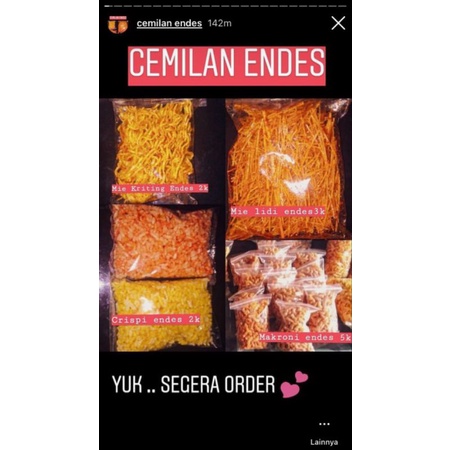 

Oleh oleh khas malang Cemilan Endes, bisa grosir
