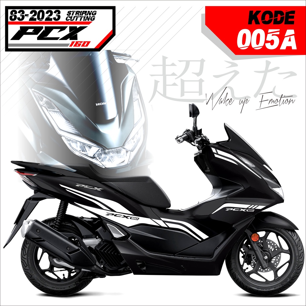 Striping Sticker Lis Cutting HONDA PCX 160 ALL NEW Stiker Lis Cutting Body PCX 160 2022 Kode 005