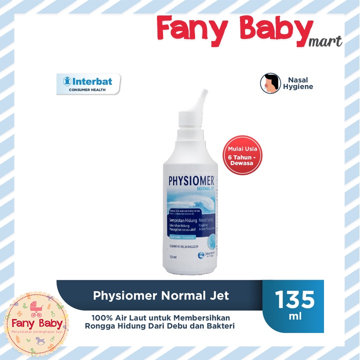 PHYSIOMER NORMAL JET NASAL SPRAY HYGIENE 135ML