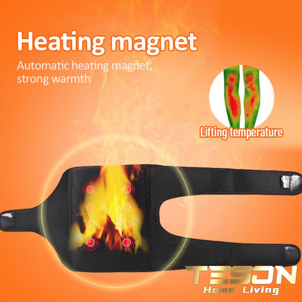 Teson homeliving Sabuk Terapi Pemanas Lutut Magnetic Theraphy Self Heating Knee Pad