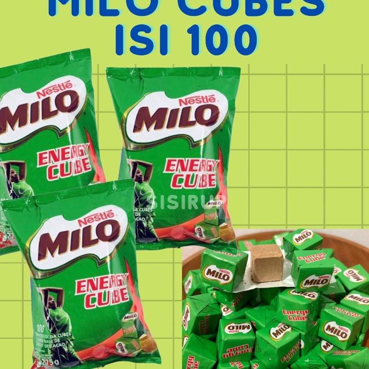 

GROSIR MILO CUBES ISI 100 pcs / MILO CUBES HALAL gas !!