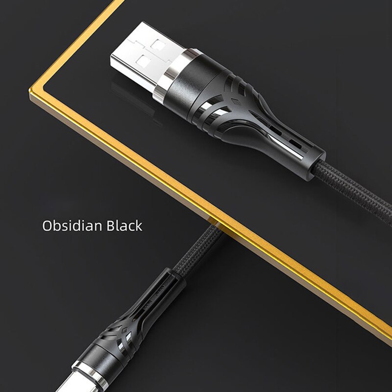 1m 5A Type-C Kabel Micro USB Fast Charging Charger Untuk Samsung Kabel Data Handphone Kabel Kawat Micro USB