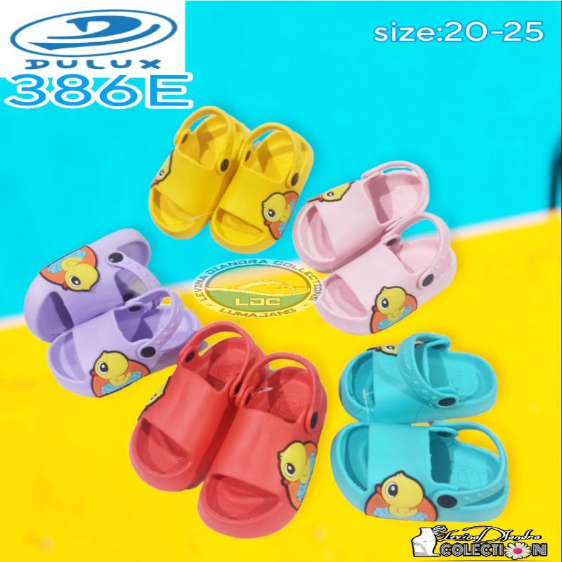 SANDAL SELOP KARET DULUX 386E BEBEK ANAK TALI(20-25)