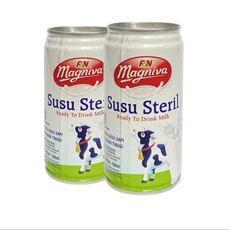 SUSU STERIL* F&amp;N MAGNIVA* SUSU MURNI* KALSIUM TINGGI* 180ml