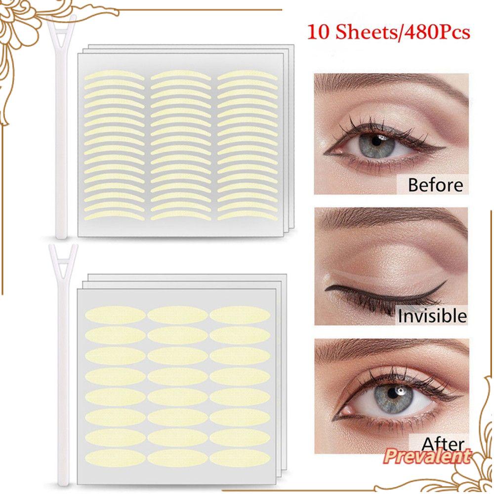 Preva 480Pcs Stiker Kelopak Mata Hot Invisible Breathable Double Side Eyelid