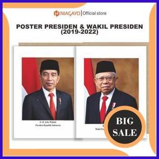 

sparepart Foto Poster Presiden & Wakil Presiden 2019-2024 ukuran besar 35x50 1F3BZ3