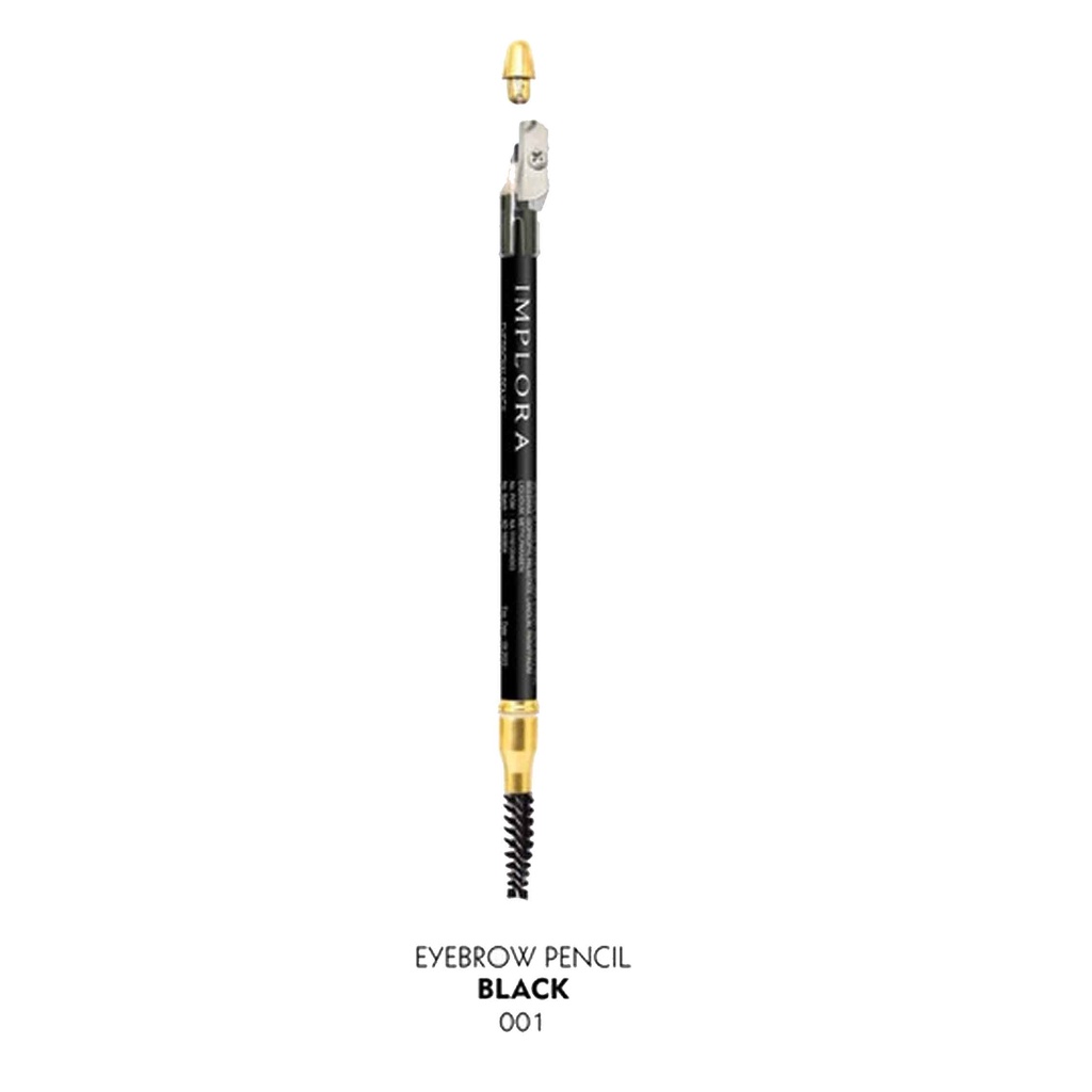 Implora Eyebrow / Pensil Alis / Colors Brown &amp; Black / Grey