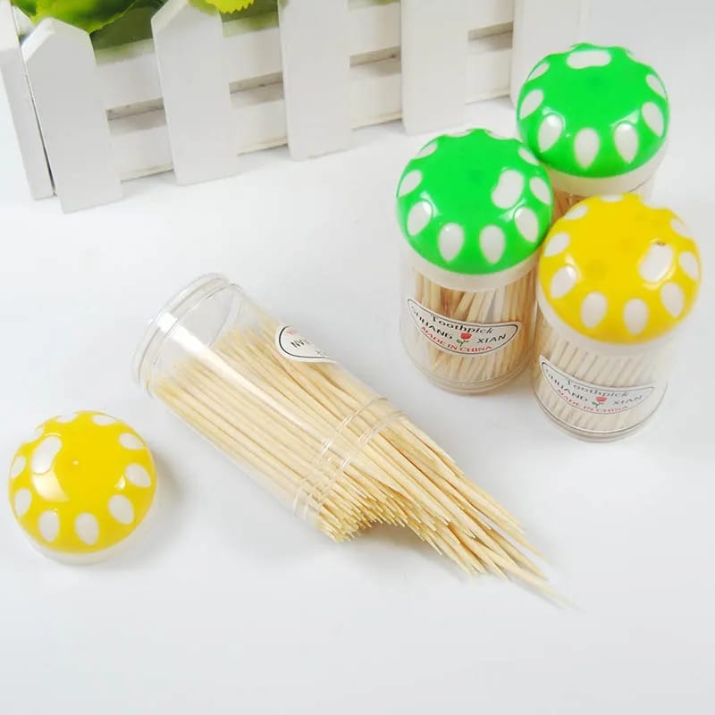 TUSUK GIGI - TUSUK GIGI TABUNG - TOOTHPICK - JAMUR