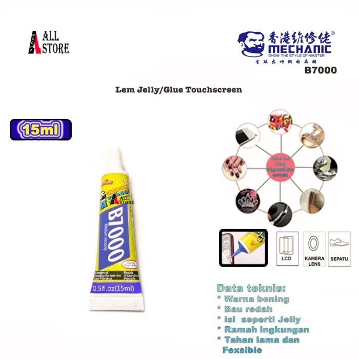 MECHANIC B7000 15ML LEM JELLY - TOUCHSCREEN - LCD ORIGINAL