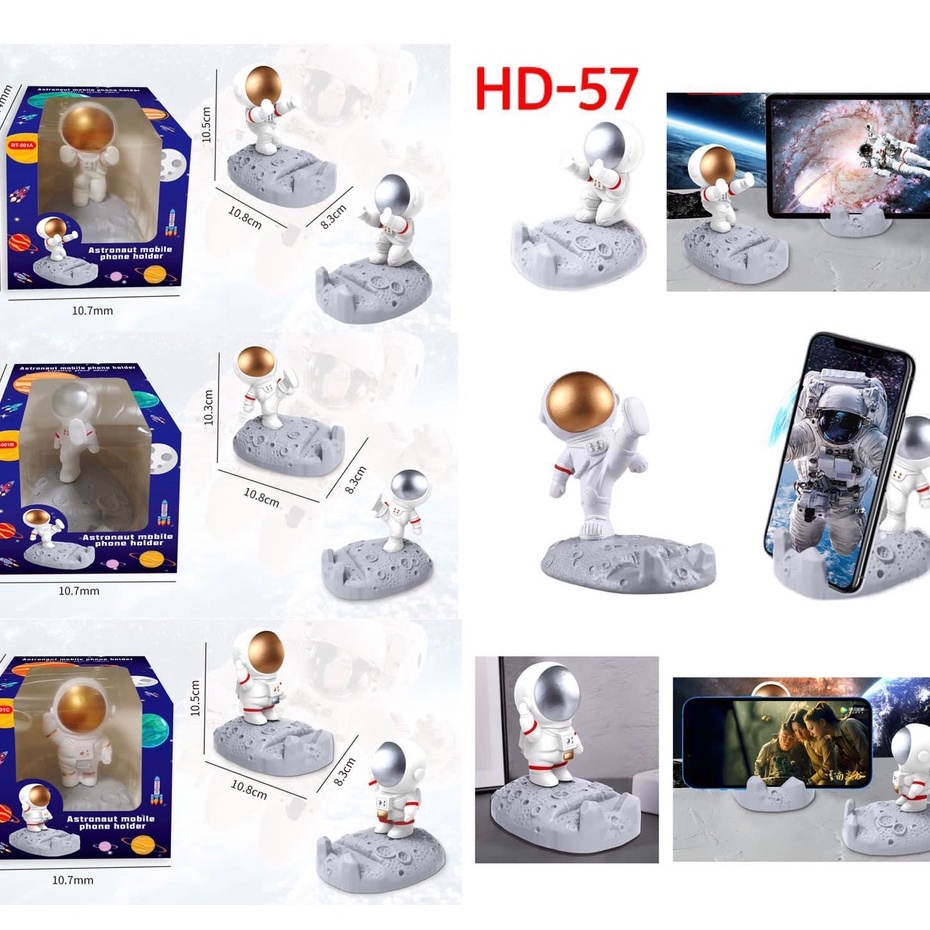 Phone Holder Astronot Penyangga Stand HP Unik Lucu murah