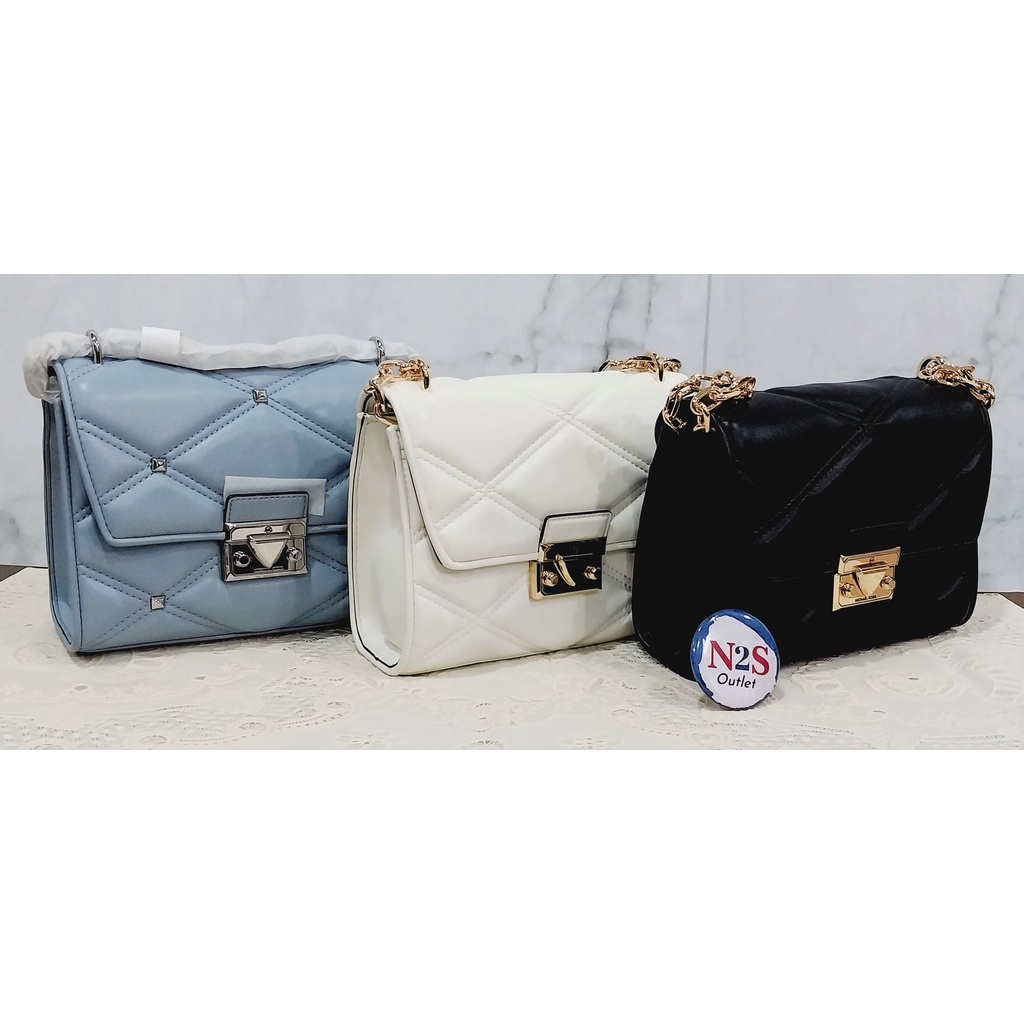 michael kors tas wanita MK 52/53/54 serena original black/white/blue