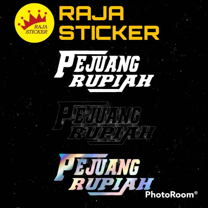 Sticker cutting stiker Pejuang Rupiah