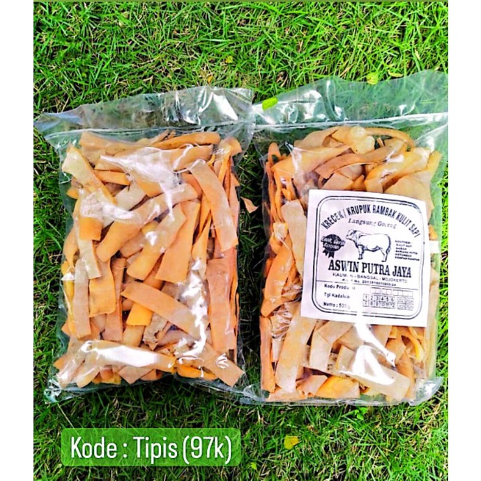 

Krecek/kerupuk Rambak Kulit Sapi