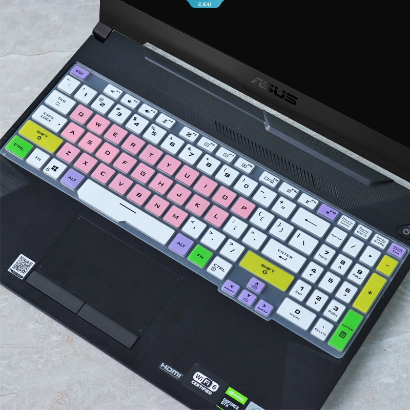 Cover keyboard Silikon Cocok Untuk Asus Tuf A15 A17 F15 15.6 Cover Cocok Untuk Cover keyboard Anti Debu 15.6 &quot;[ZK]