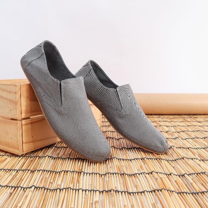 ➦ Niel Sepatu Slip On Santai Casual Pria Geraldton ➨