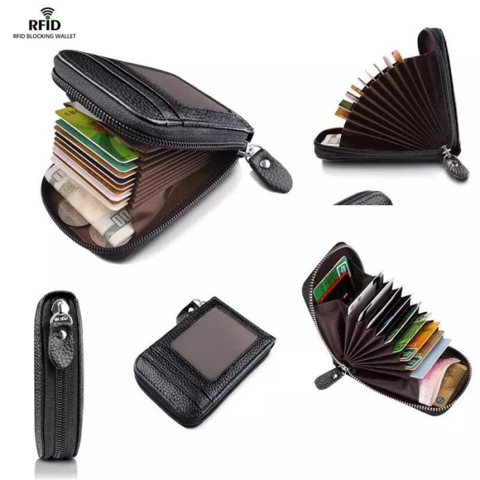 

Dompet Kulit Wanita Holder Card Id Atm Rifd Full Resleting 13 Slot Star Seller