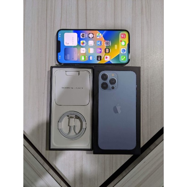 IPHONE 13 PRO MAX 128GB FULLSET SUPER MULUS SIAP PAKAI NO MINUS