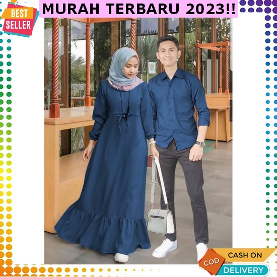 Baju Couple Kondangan Kekinian Brukat Baju Kapelan Pacar Lengan Panjang Baju Pasangan Suami Istri Baju Couple Batik Modern Pasangan Kondangan Kekinian Gamis Kapelan Suami Istri Fashion Muslim Cantik Baju Coupel Batik Sar Cp Gamis Mawar | Setelan Coup