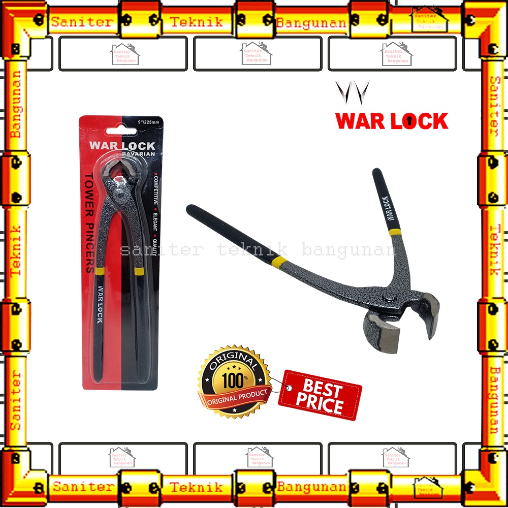 Tang Gegep 9 Inch Warlock kakaktua Catut Pencabut Paku