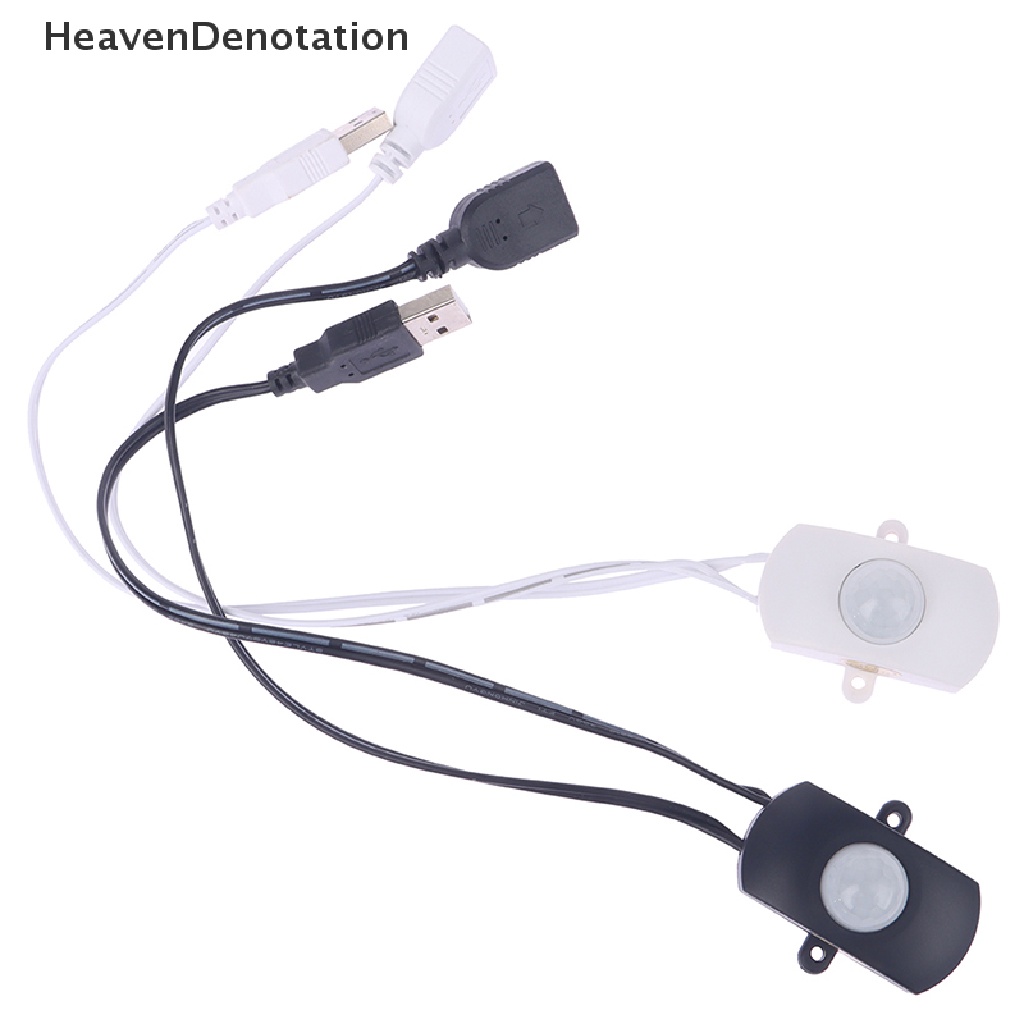 [HeavenDenotation] Saklar Sensor Gerak PIR USB Body Infrared Intelligent Sensing Detector Switch HDV