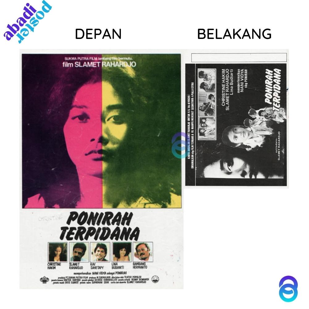 poster film lawas ponirah ter pidana christine hakim slamet rahardjo