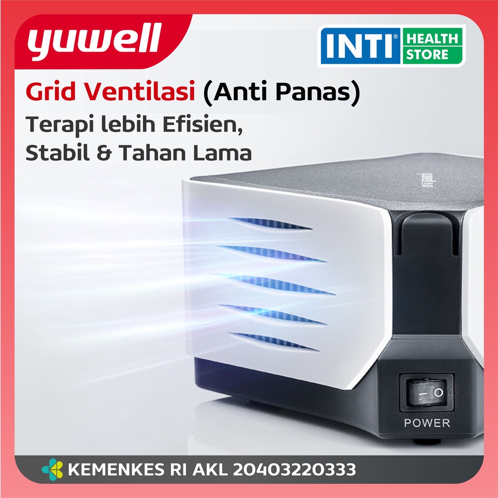 Yuwell Nebulizer Air Compressor 403M | Alat Uap Terapi Batuk Pilek